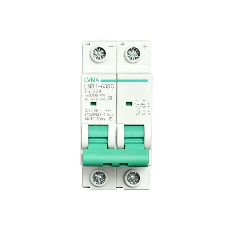 LMB1-63DC 1P 2P 3P 4P DC MCB Miniature Circuit Breaker For Solar PV System (3)