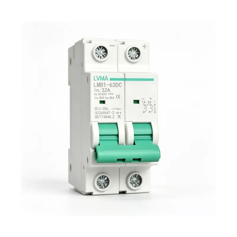 LMB1-63DC 1P 2P 3P 4P DC MCB Miniature Circuit Breaker For Solar PV System