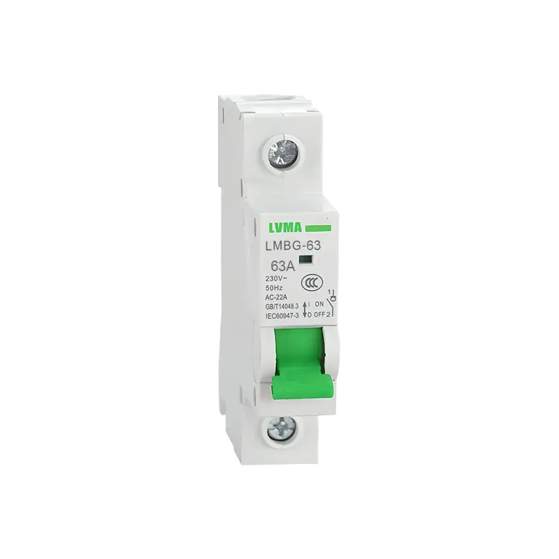 LMBG-63 DIN Rail MCB Isolator Switch 1P 2P 3P 4P Low Voltage Circuit Breaker (3)