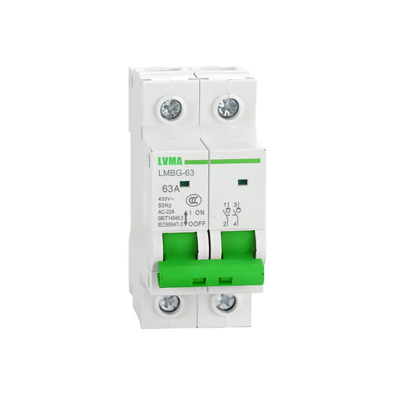 LMBG-63 DIN Rail MCB Isolator Switch 1P 2P 3P 4P Low Voltage Circuit Breaker