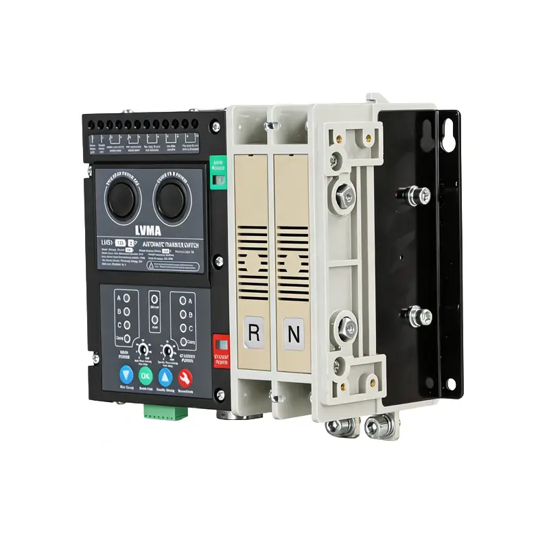LVMA LMS1-sa integrated 3-position automatic transfer switch dual power mains generator ATS (2)