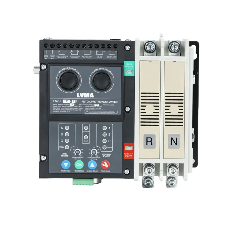 LVMA LMS1-sa integrated 3-position automatic transfer switch dual power mains generator ATS