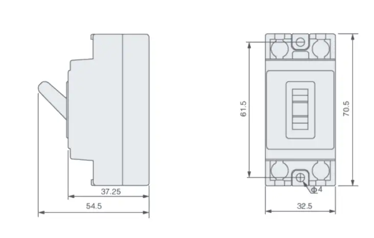NT50L-32 NT Type Earth Leakage Circuit Breaker 2P 30A 30mA RCD