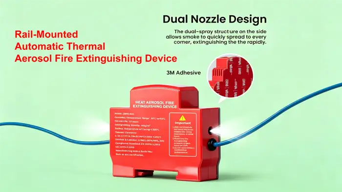 aerosol fire extinguishing device
