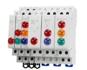 DIN Rail LED Indicator Light 18mm AC DC Modular Pilot Lamp CE ROHS (4)