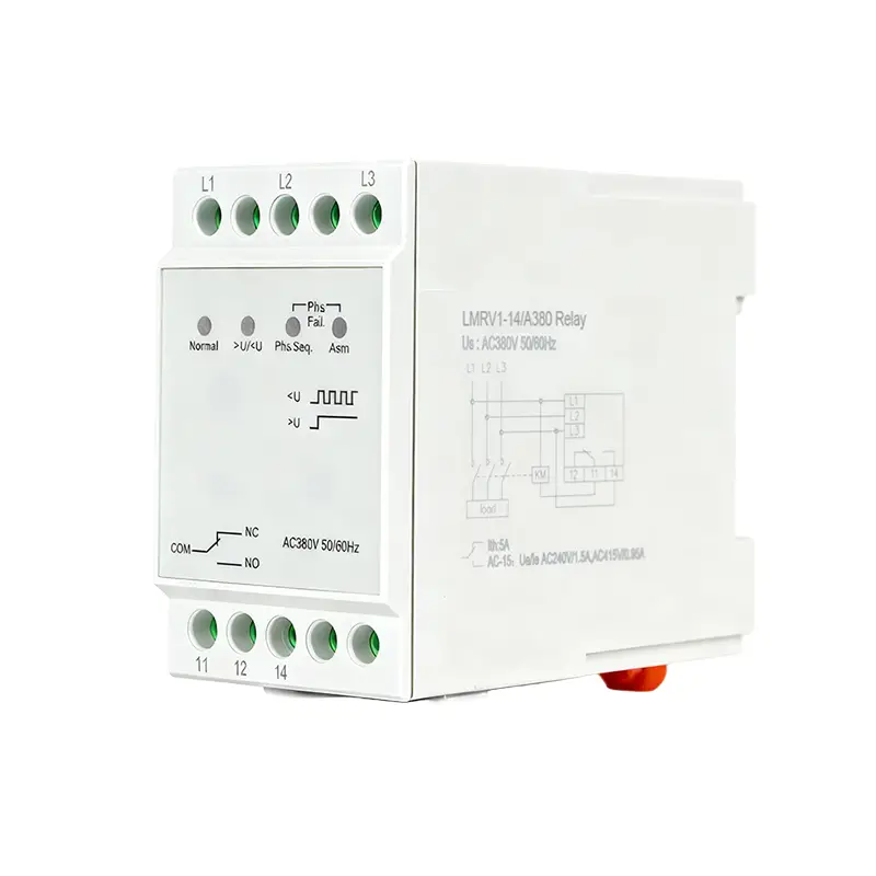 Din Rail Power Protection Relay Over & Under Voltage Protector LVMA (2)