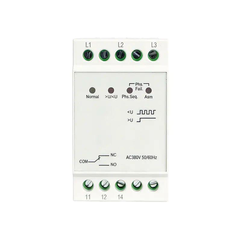 Din Rail Power Protection Relay Over & Under Voltage Protector LVMA