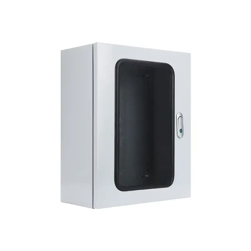 Indoor Electrical Enclosure with Window Cold Rolled Steel Junction Box