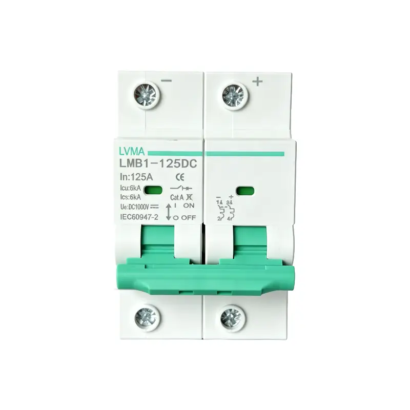 LMB1-125DC DC Miniature Circuit Breaker 125A 1000V 1P-4P Solar MCB