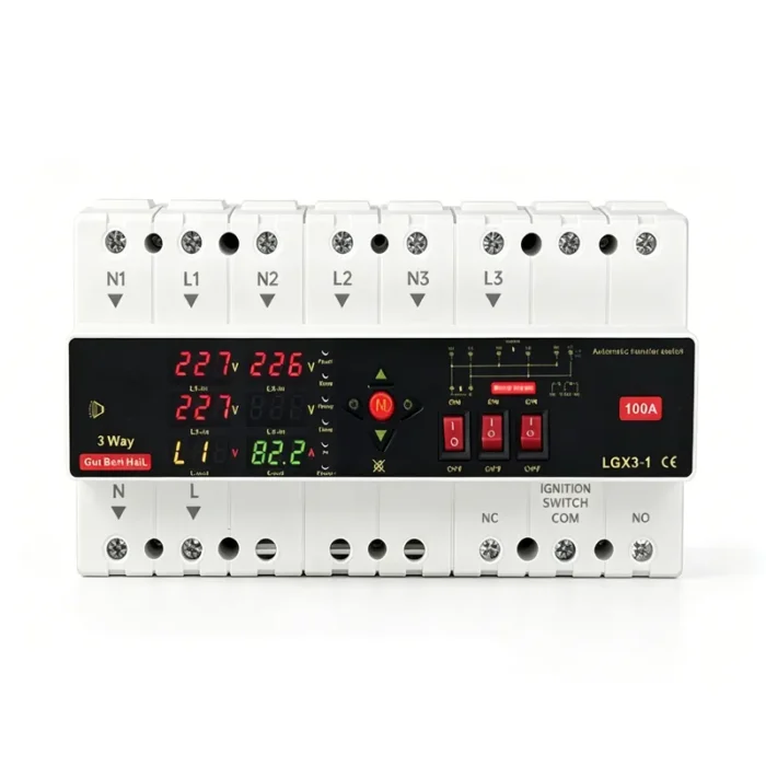 4 Way Automatic Transfer Switch | 100A ATS Voltage Protection