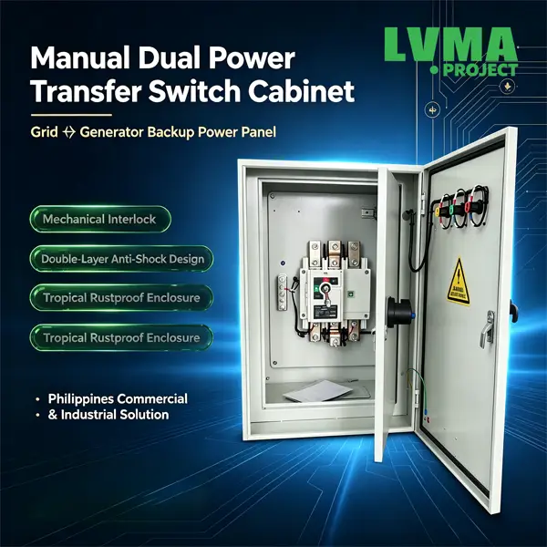 LVMA Project Philippines Custom Manual Transfer Switch Cabinet