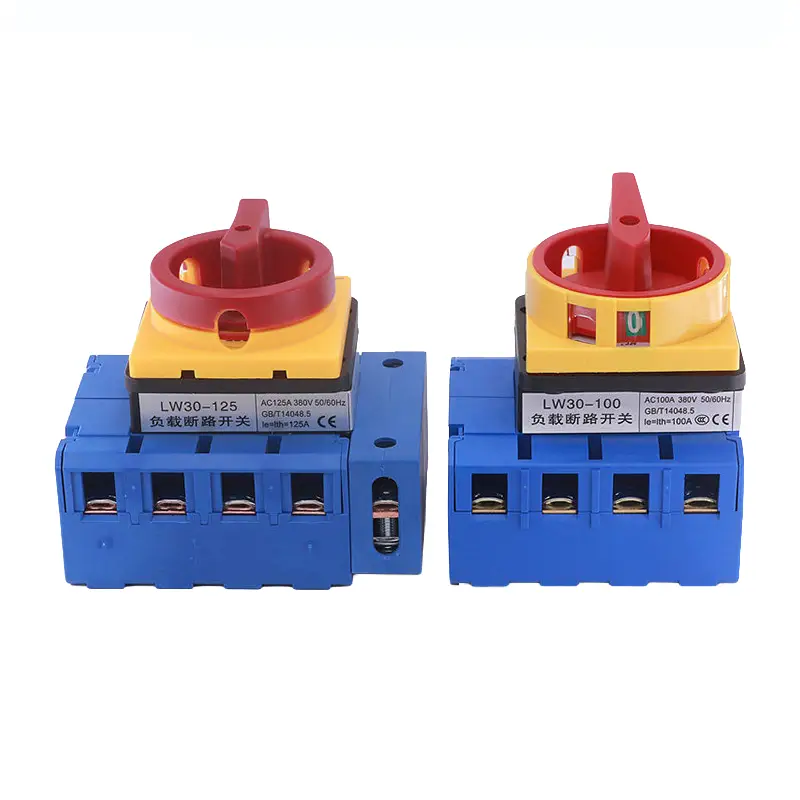 LW30 load break rotary switch LW30 panel mount power disconnect switch CE CCC certified load break changeover switch industrial cabinet rotary isolator (3)