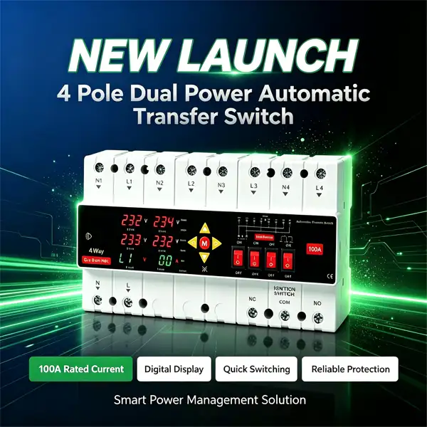 New Lanuch LMGQF-100ATS 4 Way Intelligent ATS (2)