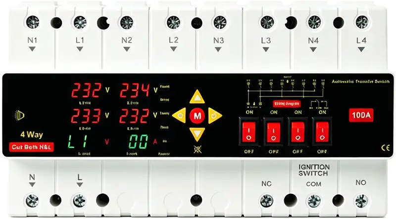 New Lanuch LMGQF-100ATS 4 Way Intelligent ATS