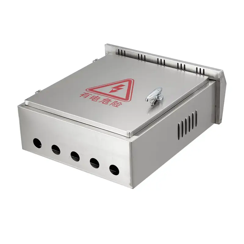 Stainless Steel Distribution Box Outdoor Weatherproof Enclosure - lvma (3)