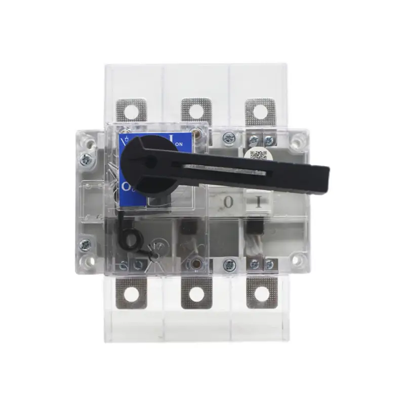 LMGL series transparent load isolation switch 4P manual disconnect knife switch with visible contacts for industrial power distribution cabinet (2)