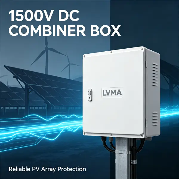 LVMA 1500V DC combiner box for utility solar PV system