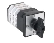 LVMA LW12 series universal rotary changeover switch silver alloy contact multi‑gear panel mounting cam selector switch for control cabinet