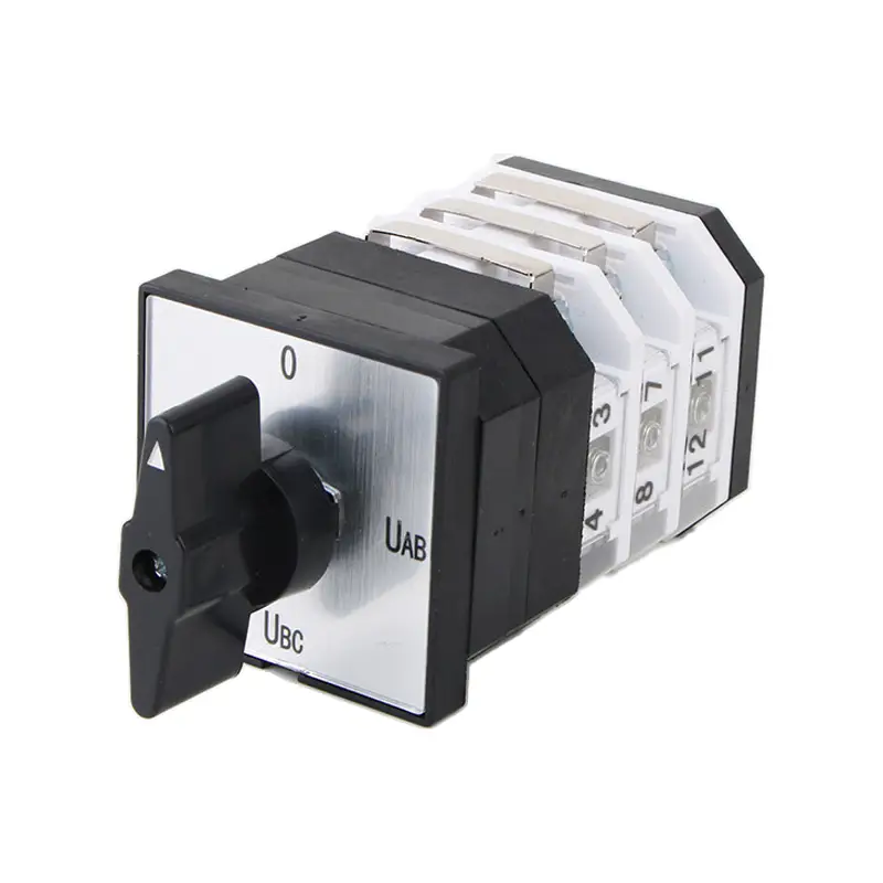 LVMA LW12 series universal rotary changeover switch silver alloy contact multi‑gear panel mounting cam selector switch for control cabinet (4)