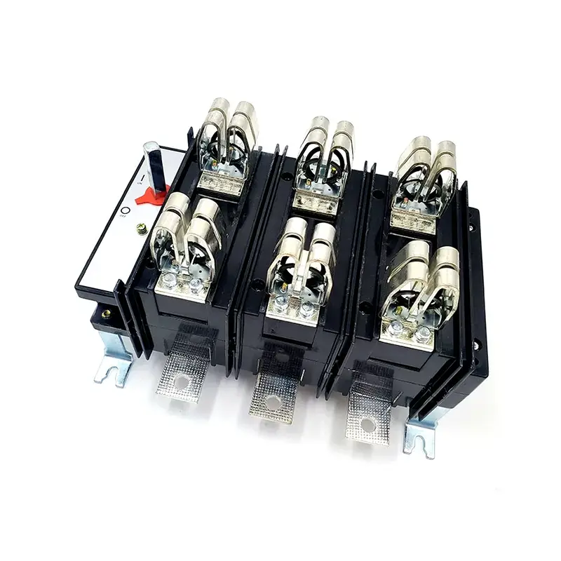 LVMA QSA series fuse‑type manual change‑over knife switch 3P 63‑1250A heavy‑duty cabinet‑mount load break isolator (2)