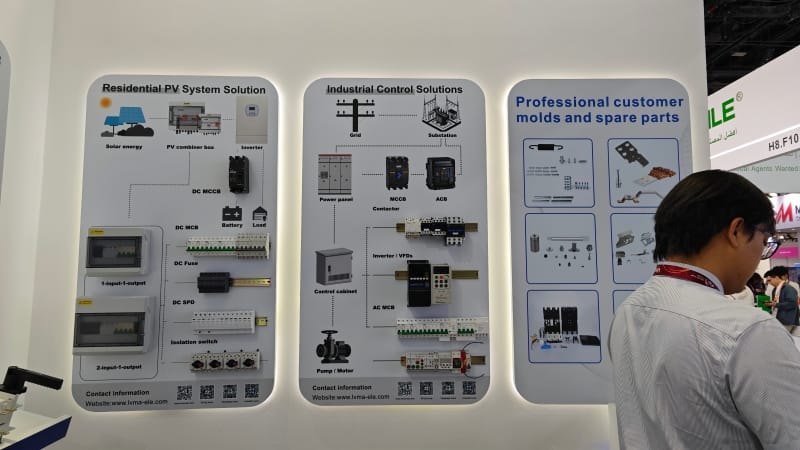 LVMA Electric Showcases DC Combiner Protection Solutions at MIDDLEEAST ENERGY 2026