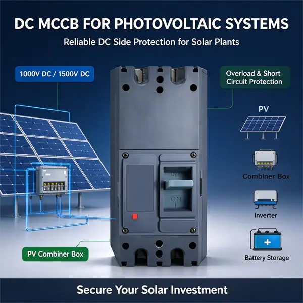 DC Molded Case Circuit Breaker (DC MCCB) Applications in Photovoltaic PV Systems