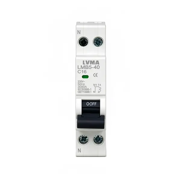 LMB5-40 C40 MCB 1P+N Miniature Circuit Breaker - Image 3