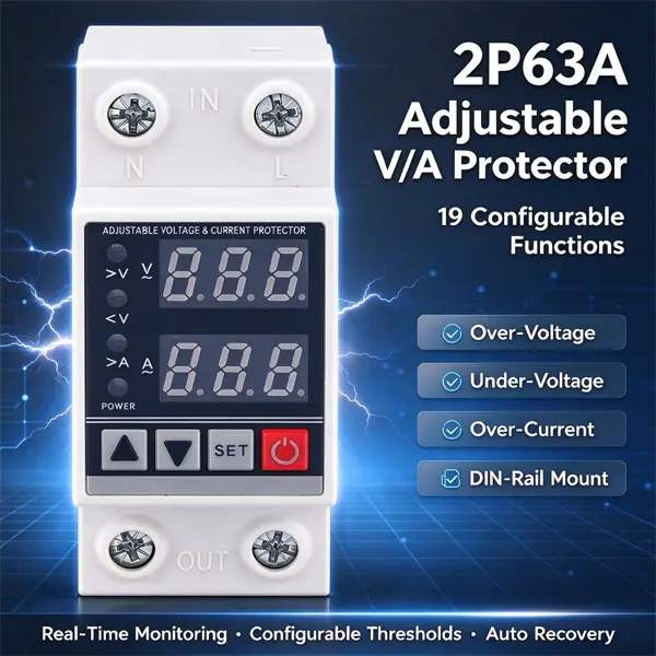 Voltage Protector Setup Full P01‑P19 Parameter Guide Voltage Protector Setup Full P01‑P19 Parameter Guide
